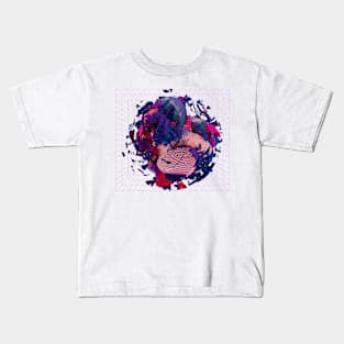 Abstract print of explosive colors Kids T-Shirt